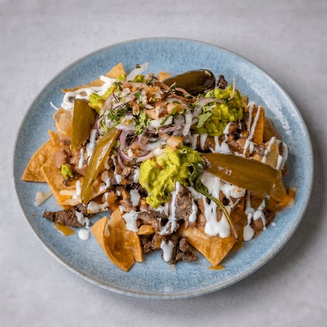Nachos with Meat.
